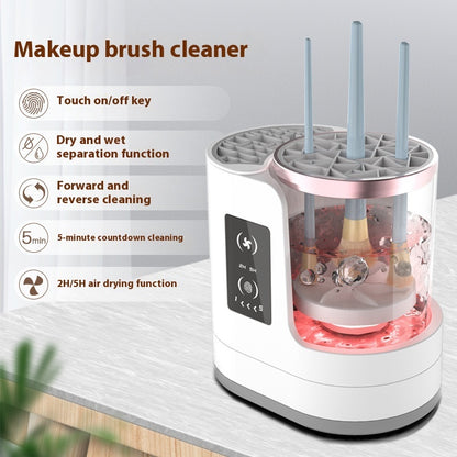 Electric Makeup Brush Cleaner Rechargeable Makeup Brushes Cleaning Tool Automatic Makeup Brush Cleaning Stand Device - BuyFlex